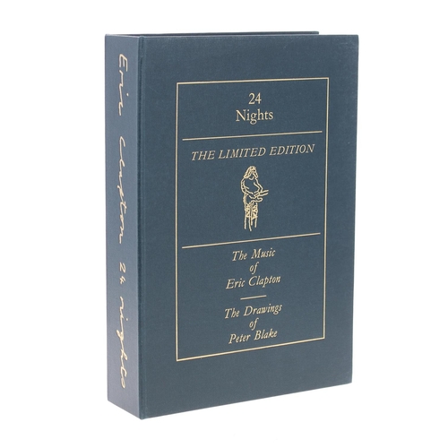 481 - Eric Clapton - An advanced copy of '24 Nights', the limited edition book published by Genesis in 199... 