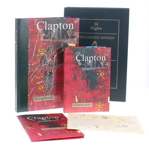 481 - Eric Clapton - An advanced copy of '24 Nights', the limited edition book published by Genesis in 199... 