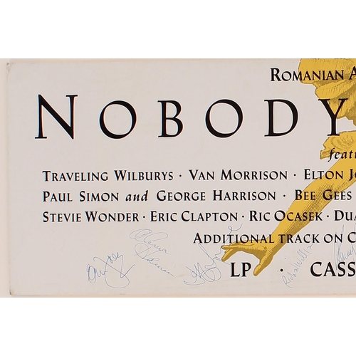 512 -  Artists various - autographed 'Nobody's Child' retail promo display board, signed by various artist... 