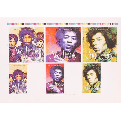 514 - Jimi Hendrix - a selection of Gered Mankowitz /Wherefore Art? posters produced for the 'Are You Expe... 