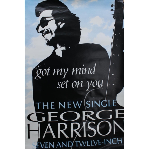 515 - George Harrison/ Travelling Wilburys - George Harrison 'Cloud Nine' promotional poster, untrimmed, 3... 