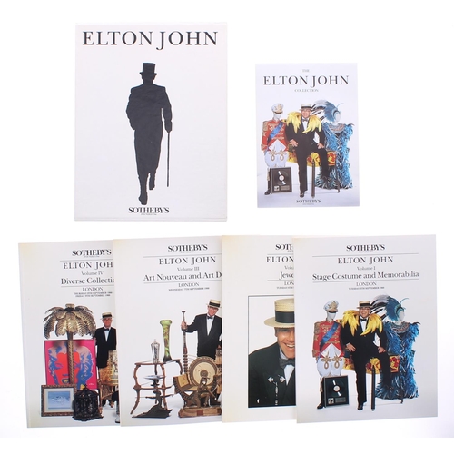 486 - Elton John - the complete boxed catalogue for the four day Sotheby's Elton John auction, held betwee... 