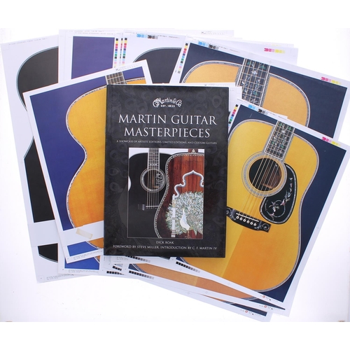 525 - Dick Boak's 'Martin Guitar Masterpieces', celebrating the output of Martin's Custom Signature guitar... 