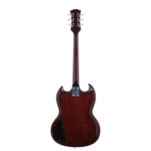 362 - 1970s Eros Mark II electric guitar, made in Japan; Body: mahogany finish, dings and blemishes throug... 