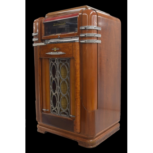 587 - Wurlitzer model 500 multi-selector phonograph jukebox, ser. no. 659771