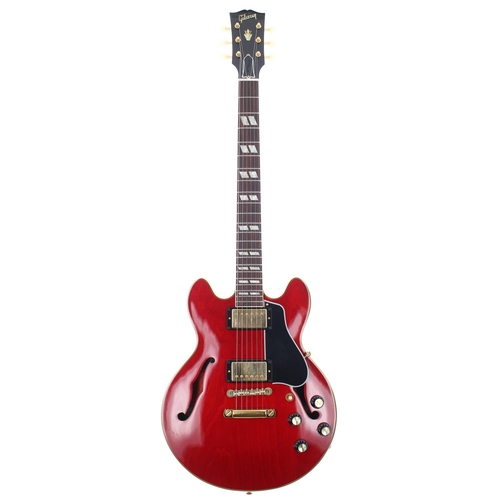 339 - 2015 Gibson ES-349 electric guitar, made in USA, ser. no. 1xxxxxx1; Body: cherry finish; Neck: good;... 