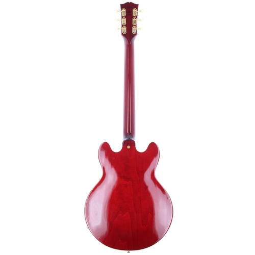 339 - 2015 Gibson ES-349 electric guitar, made in USA, ser. no. 1xxxxxx1; Body: cherry finish; Neck: good;... 