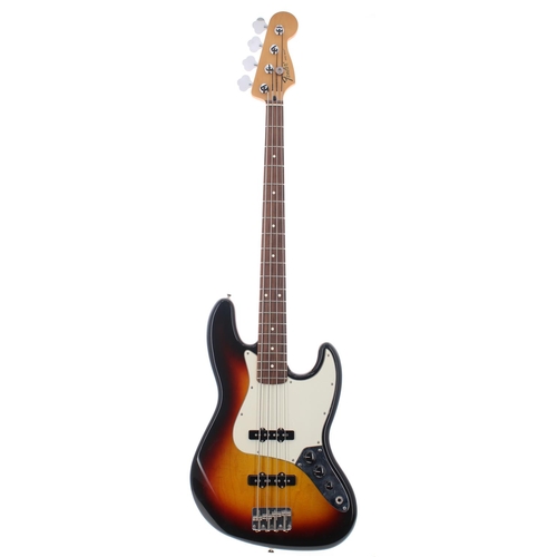 342 - 2008 Fender Standard Jazz Bass guitar, made in Mexico, ser. no. MZ8xxxxx2; Body: sunburst finish; Ne... 