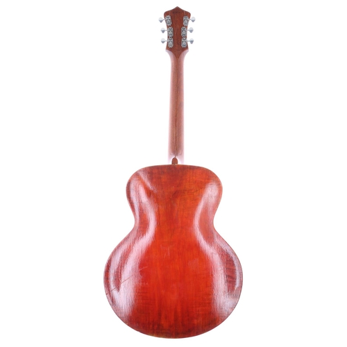 350 - 1930s Gibson FDH archtop guitar, made in USA; Body: crude orange varnish refinish; Neck: mahogany; F... 