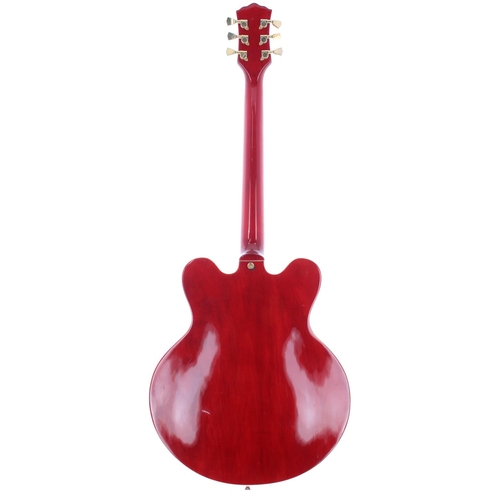 424 - Boon Gould (Level 42) - Gould semi-hollow body electric guitar; Body: cherry finish, minor marks; Ne... 