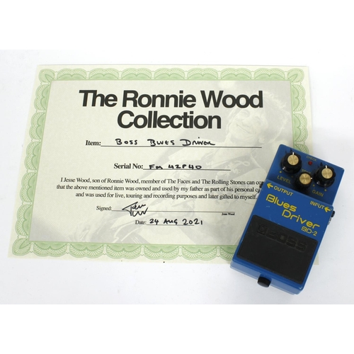 469 - Ronnie Wood - Boss BD-2 Blues Driver guitar effects pedal, used by Ronnie Wood for live and studio p... 