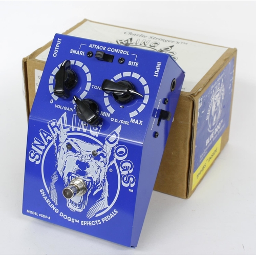 470 - Gary Moore - Charlie Stringer's Snarling Dogs Blue Doo model SDP-4 guitar pedal, made in China, seri... 