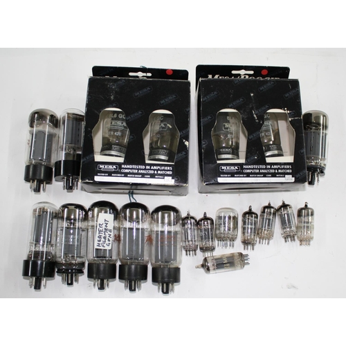 667 - Selection of amplifier valves to include Mesa Boogie, Sovtek, Peavey, Fender, etc