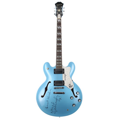 466 - Noel Gallagher (Oasis) - autographed 1997 Epiphone Supernova electric guitar, ser. no. R97P0550, Man... 