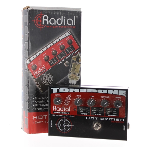 433 - Boon Gould (Level 42) - Radial Engineering Hot British 12AX7 Tube Distortion guitar pedal, boxed... 