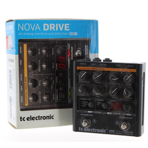 435 - Boon Gould (Level 42) - TC Electronic NDR-1 Nova Drive analogue overdrive distortion guitar pedal, b... 