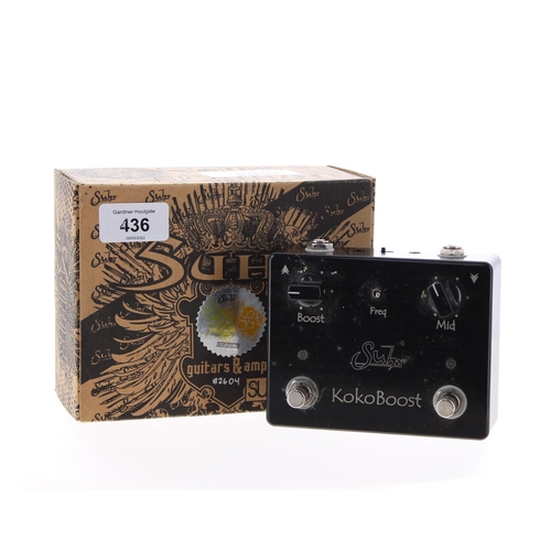 436 - Boon Gould (Level 42) - Suhr Koko Boost guitar pedal, boxed