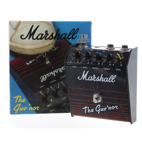 438 - Boon Gould (Level 42) - Marshall The Guv'nor guitar pedal, made in Korea, boxed... 