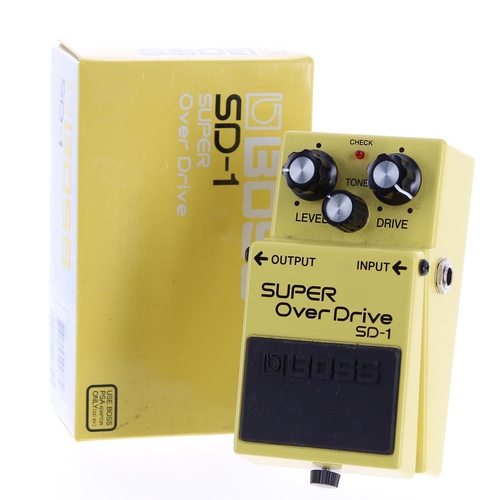 441 - Boon Gould (Level 42) - Boss SD-1 Super Overdrive guitar pedal, boxed