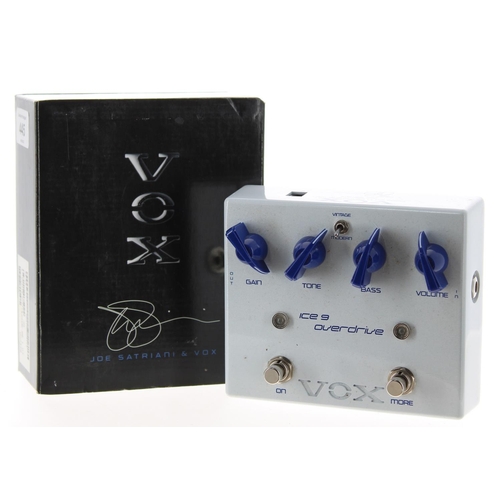 445 - Boon Gould (Level 42) - Vox Joe Satriani Ice 9 overdrive guitar pedal, boxed