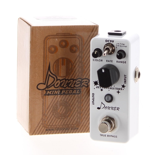 448 - Boon Gould (Level 42) - Donner Golden Tremolo analogue tremolo guitar effects pedal, boxed... 