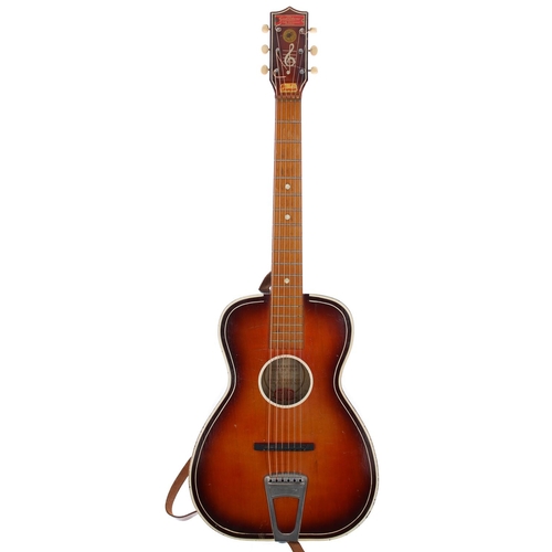 536 - Beatles interest - Gallatone Champion acoustic guitar*A Beatles related guitar being the same model ... 