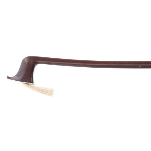Interesting French violin bow stick in the manner of F.X. Tourte with ...
