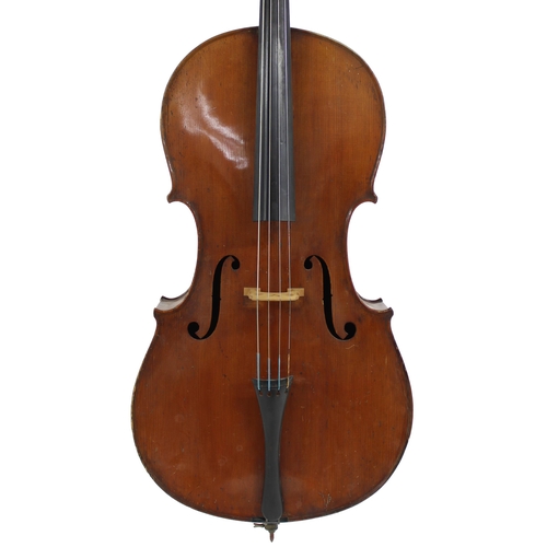 2505 - German violoncello of the Lowendal School circa 1890, 30 1/4