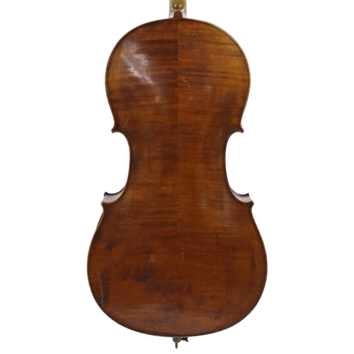 2505 - German violoncello of the Lowendal School circa 1890, 30 1/4