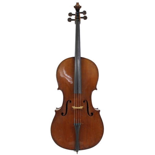 2505 - German violoncello of the Lowendal School circa 1890, 30 1/4