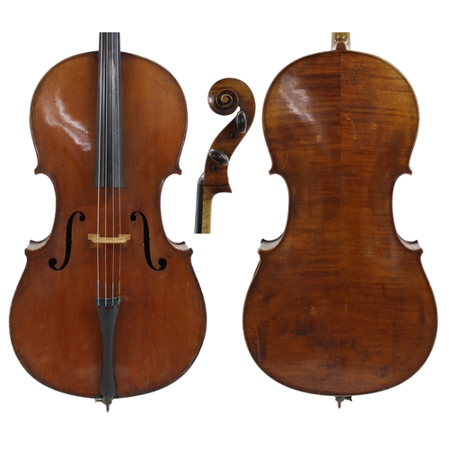 2505 - German violoncello of the Lowendal School circa 1890, 30 1/4