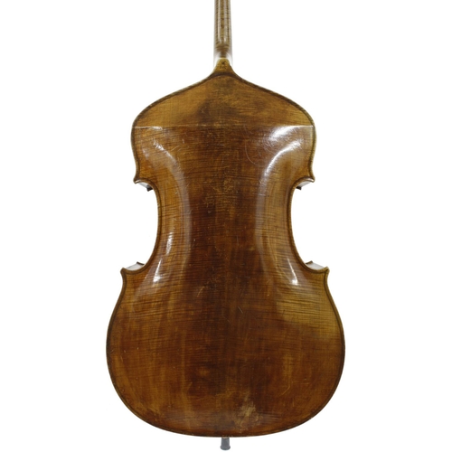 2519 -  Fine double bass ex Roy Babbington made by Albert Volkmann of Schönbach circa 1910 and bearing the ... 