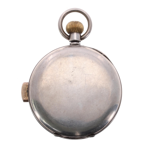 67 - Swiss silver minute repeating lever pocket watch, import hallmarks for London 1924, unsigned gilt fr... 