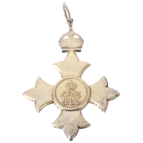 389 - Order of the British Empire C.B.E medal, gilt and enamel, 53.9gm, width 63mm