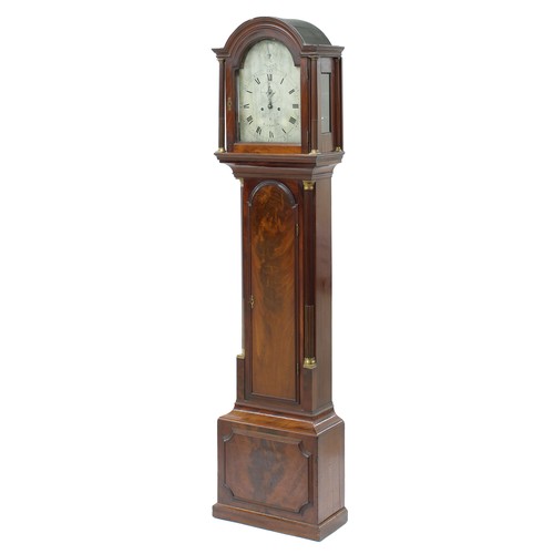 1842 - Mahogany eight day longcase clock, the 12