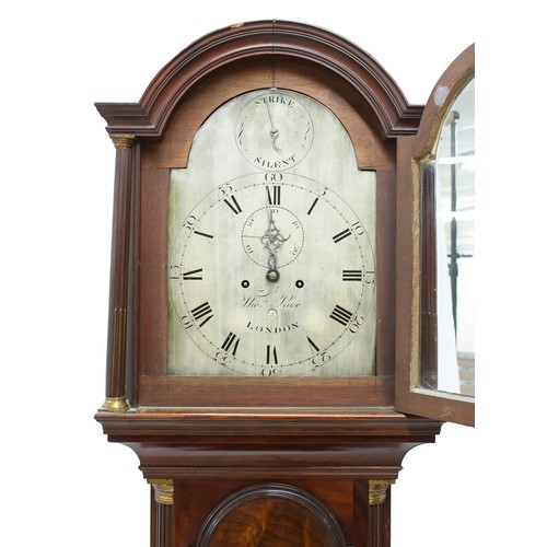 1842 - Mahogany eight day longcase clock, the 12