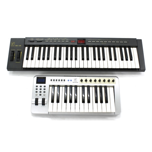 3061 - Two Evolution keyboard controllers to include a MK-149 and a MK-225C (2)