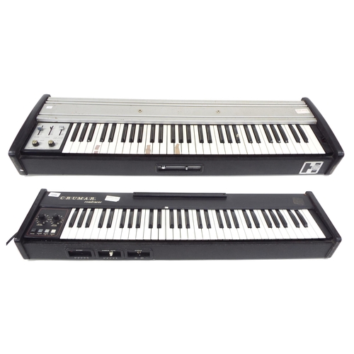 3104 - Crumar Roadracer keyboard and a Hohner International K1 electronic piano, both in need of servicing ... 