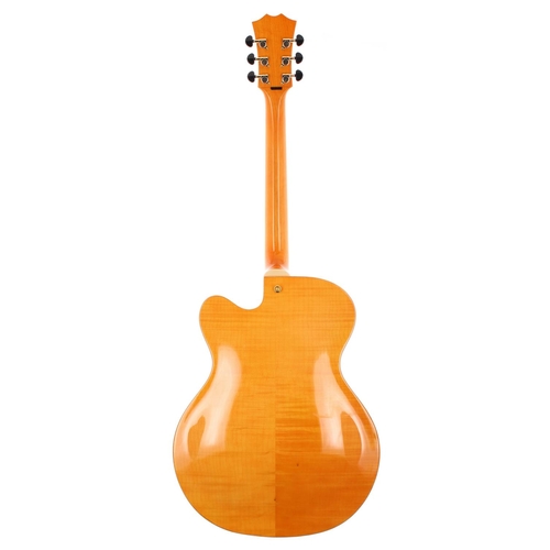 71 - Ozark 3178 hollow body electric guitar, made in China; Body: orange finished maple and spruce; Neck:... 