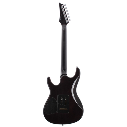 82 - Ibanez SA Series electric guitar, made in Korea, circa 2002, ser. no. W8xxxx8; Body: trans black fla... 