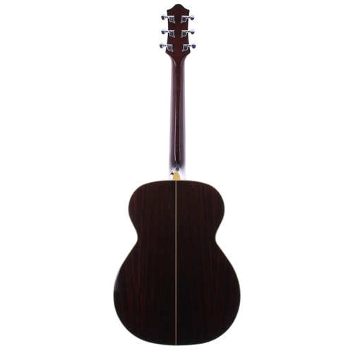 107 - Gretsch Historic Series G3303 acoustic guitar; Back and sides: rosewood, many surface scratches; Top... 