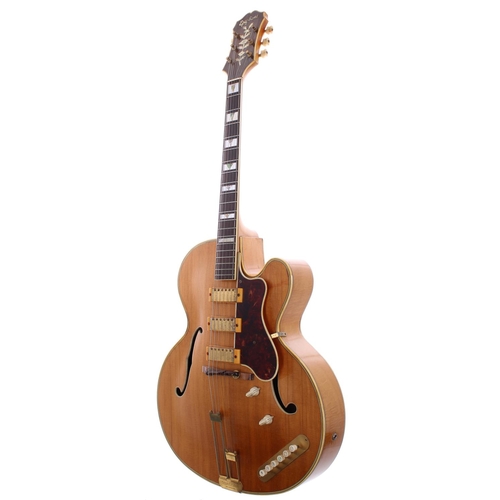 114 - 1951 Epiphone Zephyr Emperor Varitone archtop electric guitar, made in USA, ser. no. 6xxx8; Body: bl... 