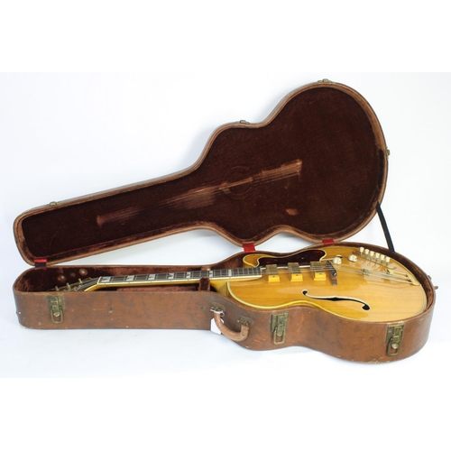 114 - 1951 Epiphone Zephyr Emperor Varitone archtop electric guitar, made in USA, ser. no. 6xxx8; Body: bl... 