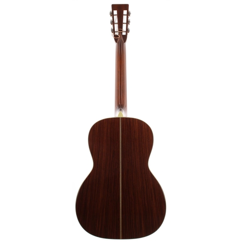 124 - 1996 C.F. Martin Golden Era Series 000-28 12 Fret Limited Edition left-handed acoustic guitar; Back ... 