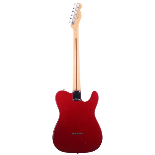 132 - 2014 Fender Standard Telecaster left-handed electric guitar, made in Mexico, ser. no. MX14xxxxx6; Bo... 