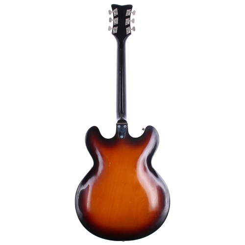 152 - Roberto Brandoni made Welson hollow body electric guitar; Body: sunburst finish, minor marks; Neck: ... 