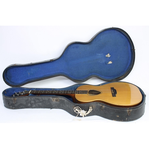 158 - Jimmy Moon acoustic guitar, made in Scotland, ser. no. Rxxx2; Back and sides: rosewood, minor dings;... 