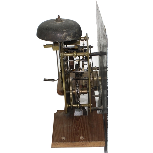 1801 - Thirty hour longcase clock movement, the 12