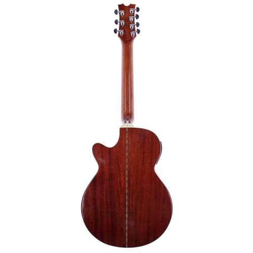 168 - Dean Performer SE7/GN seven string electro-acoustic guitar; Back and sides: laminated mahogany, impa... 