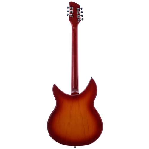 172 - Vinnybacker seven string electric guitar; Body: cherry sunburst finish, minor scratches and dings, a... 